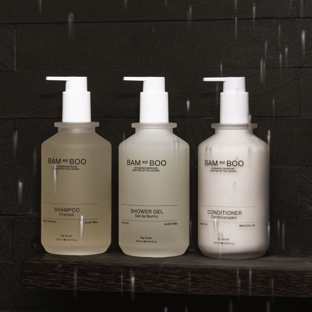 BAM and BOO Shampoo + Shower Gel + Conditioner