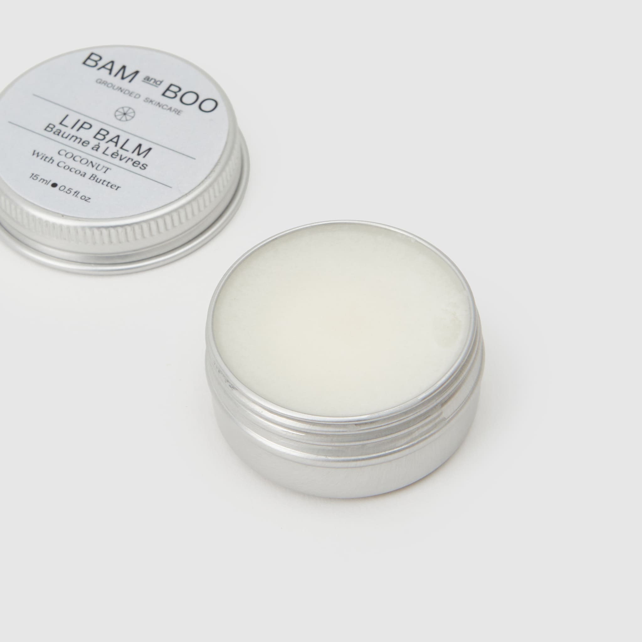Lip Balm - Coconut Flavour - Pack Shot Product - BAMandBOO Grounded Skincare Azores