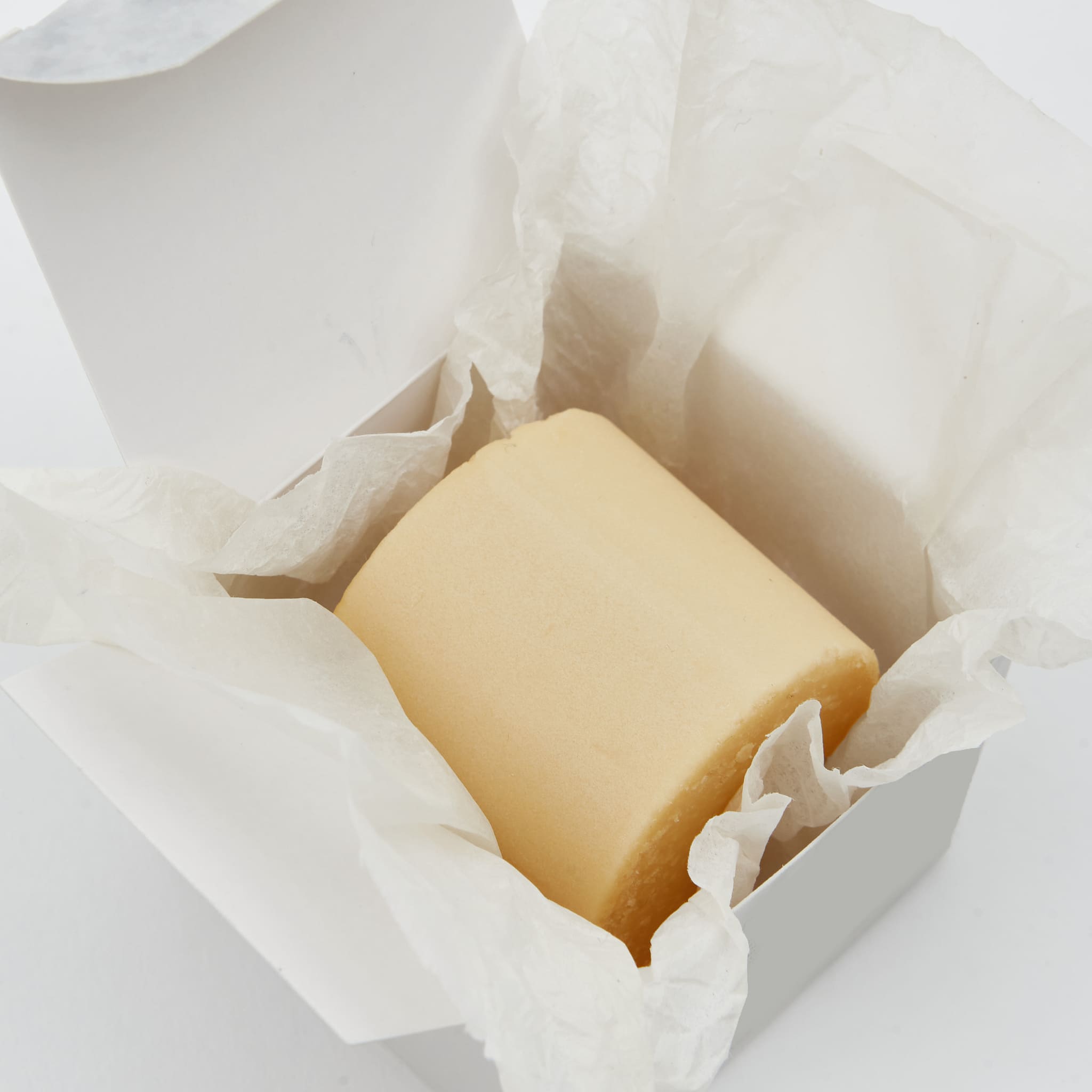 Conditioner Bar - Pack Shot Product Packaging Open Box - BAMandBOO Grounded Skincare Azores